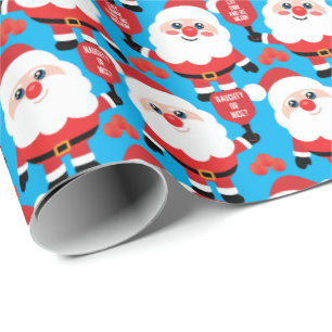 Pickleball Santa Wrapping Paper Geschenkpapier