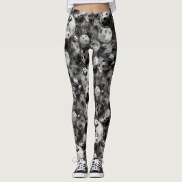 Pickleball Schatten des grauen Musters Leggings