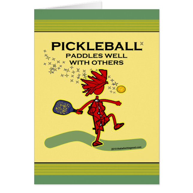 Pickleball schaufelt gut mit anderen (Vorne)