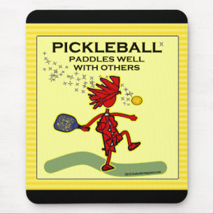 Pickleball schaufelt gut mit anderen mousepad
