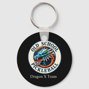 Pickleball-Schläger -Dragon X Old School Picklebal Schlüsselanhänger