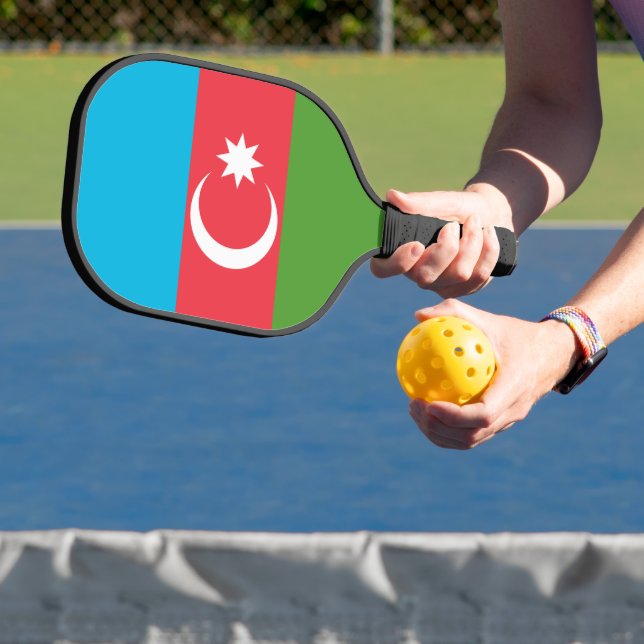 Pickleball-Schläger mit der Flagge Aserbaidschans Pickleball Schläger (InSitu)