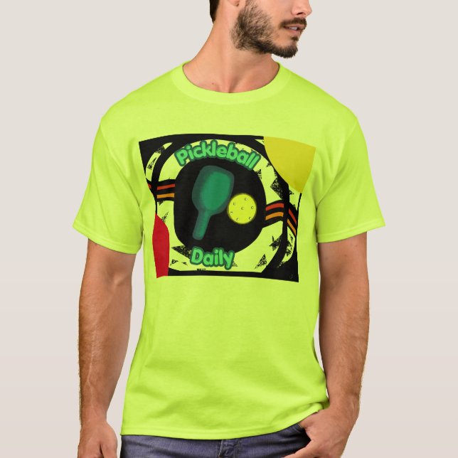 Pickleball-Schläger-Tee-Geschenk T-Shirt (Vorderseite)