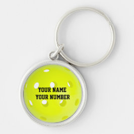 Pickleball Schlüsselanhänger ID Tag IHRER NAME UND