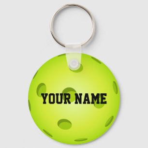Pickleball-Schlüsselanhänger - INDIVIDUELLE NAME Schlüsselanhänger