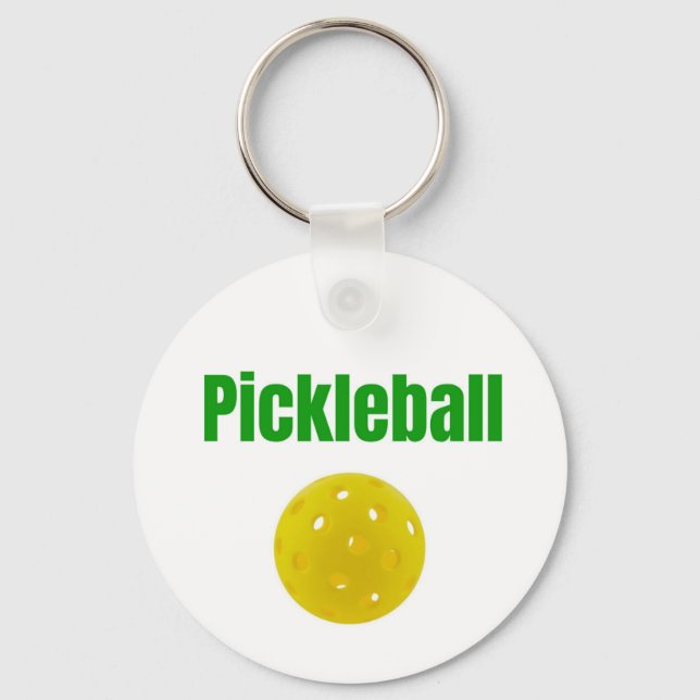 Pickleball-Schlüsselanhänger Schlüsselanhänger (Vorderseite)