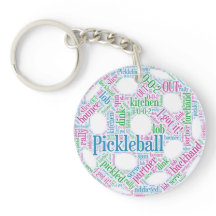 Pickleball-Schlüsselanhänger