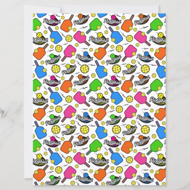 Pickleball-Schreibpapier (Vorderseite)