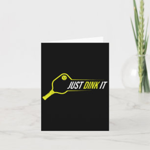 Pickleball-Shirt, lustig, einfach nur trinken, es Karte