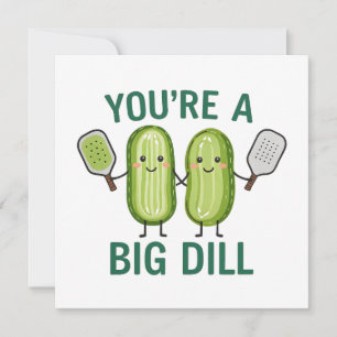 Pickleball Sie sind ein großer Teufel Karte
