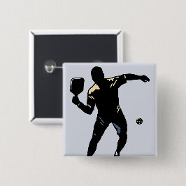 PICKLEBALL-SILHOUETTE BUTTON