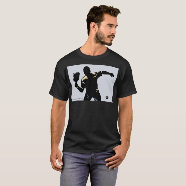 PICKLEBALL SILHOUETTE DINK T-Shirt (Vorne ganz)