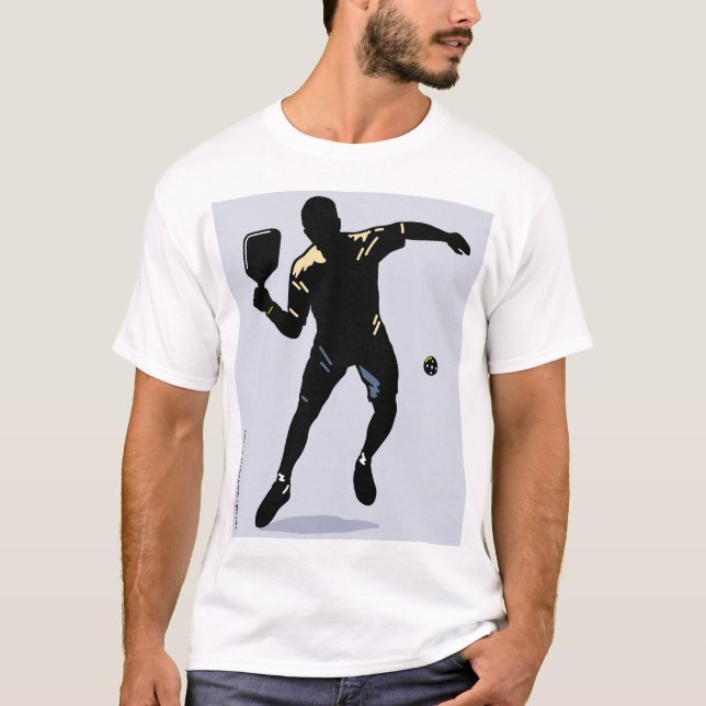 PICKLEBALL-SILHOUETTE T-Shirt (Vorderseite)