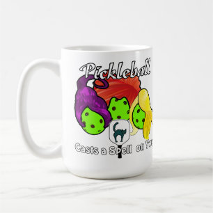 Pickleball Sister Hexen Halloween Kaffeetasse