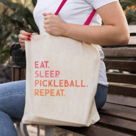 Pickleball: Sleep Pickleball wiederholen Tote Bag Tragetasche