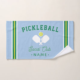 Pickleball Social Club, Benutzerdefinierter Name S Handtuch
