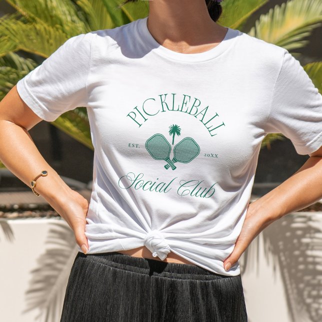 Pickleball Social Club Women's Tri-Blend Shirt (pickleball social club t-shirt)