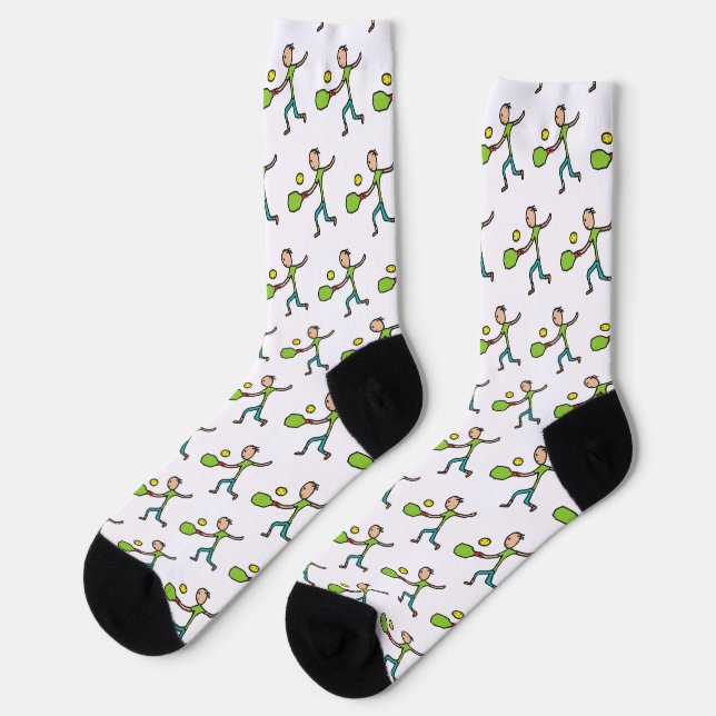 Pickleball Socken (Linkes Detail)