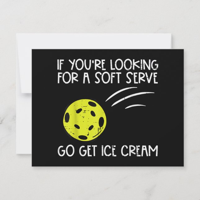 Pickleball Soft Serve Ice Creme Pickle Ball Me (Vorderseite)