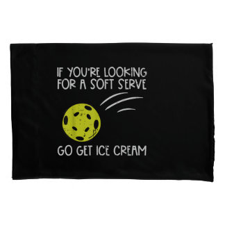 Pickleball Soft Serve Ice Creme Pickle Ball Me Kissenbezug