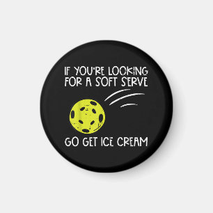 Pickleball Soft Serve Ice Creme Pickle Ball Me Magnet