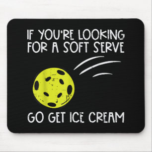 Pickleball Soft Serve Ice Creme Pickle Ball Me Mousepad