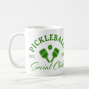 Pickleball-Sozialclub-Tasse Benutzerdefiniertes Gr Kaffeetasse