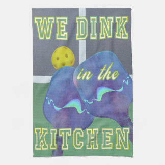 Pickleball Spaß Wir trinken im Küchentuch