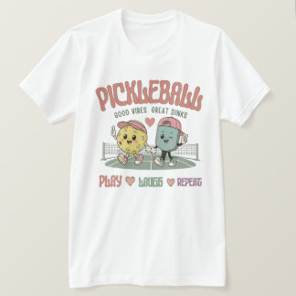 Pickleball Spiel Lachen Wiederholen | Cute Kawaii  T-Shirt