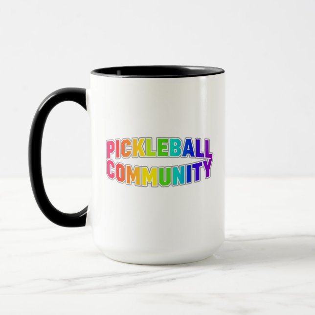 Pickleball-Spiele-Tasse. Tasse (Links)