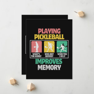 Pickleball-Spielen verbessert das Gedächtnis Ankündigung