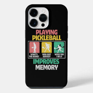 Pickleball-Spielen verbessert das Gedächtnis iPhone 14 Pro Max Hülle