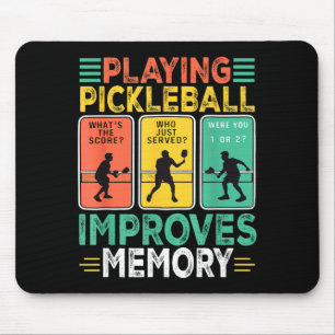Pickleball spielen verbessert das Gedächtnis lusti Mousepad