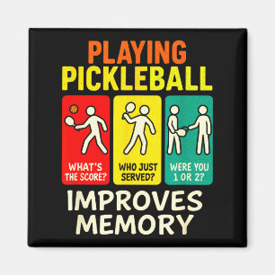 Pickleball spielen verbessert das Gedächtnis - Pad Magnet