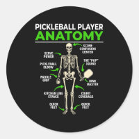 Pickleball-Spieler Anatomie lustiger Dink Pickle B