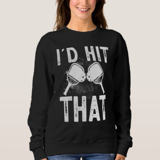 Pickleball-Spieler, den ich treffen würde, Retro V Sweatshirt