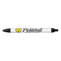 Pickleball-Spieler, die Stifte mit lustigem Zitat 