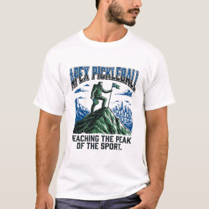 Pickleball-Spieler erreicht den Berggipfel Skyli T-Shirt