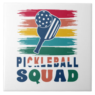 Pickleball Spieler Geschenkidee Fliese