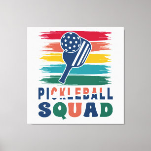 Pickleball Spieler Geschenkidee Leinwanddruck