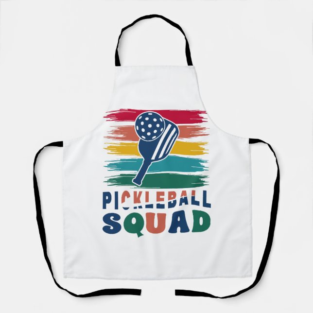 Pickleball Spieler Geschenkidee Schürze (Vorderseite)