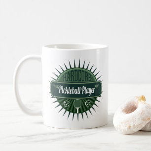 Pickleball Spieler Kaffee oder Tee-modernes Retro Tasse