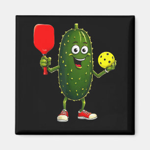 Pickleball-Spieler Kunst lustiger Pickle Ball Magnet
