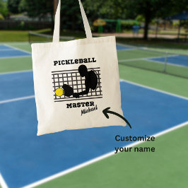 Pickleball-Spieler Meistergewinner individuelle Na Tragetasche