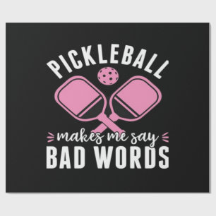 Pickleball-Spieler Pickleball Lässt Mich Schlechte Geschenkpapier