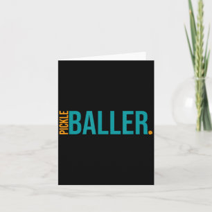 Pickleball-Spieler pickleballer pickle baller Karte