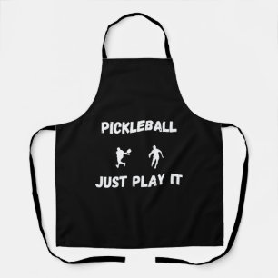 Pickleball spielt es einfach schürze