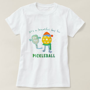 Pickleball Sport Funny Cool Trendy Pickleball Day T-Shirt