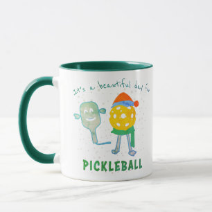 Pickleball Sport Lustig Cool Trendiger Pickleball- Tasse