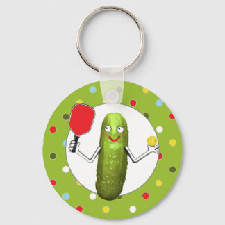 Pickleball-Sport Schlüsselanhänger